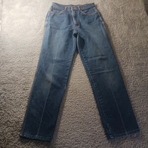 VTG Gitano Jeans 10 High Rise Tapered Leg Bleach Splatter Y2K 90s‎ READ Grunge